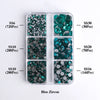 GlamCrystal 1540Pcs Hotfix Glass Rhinestones Set SS6-SS30 ATHLEXES