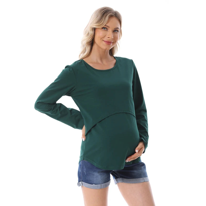 Maternity Comfort Stretch Tee for Breastfeeding ATHLEXES