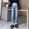 BumpStyle High Elasticity Maternity Fringe Jeans ATHLEXES