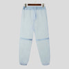2024 Men's Mesh Transparent Drawstring Joggers Fashion Trousers ATHLEXES