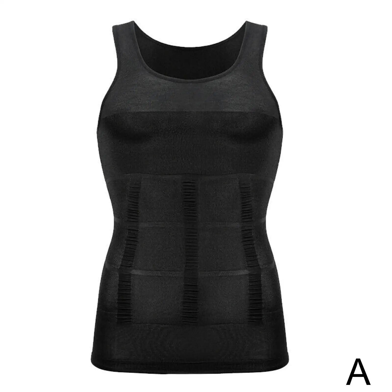 SlimFit Control Shapewear Vest for Men - Breathable Fitness Shirt ATHLEXES