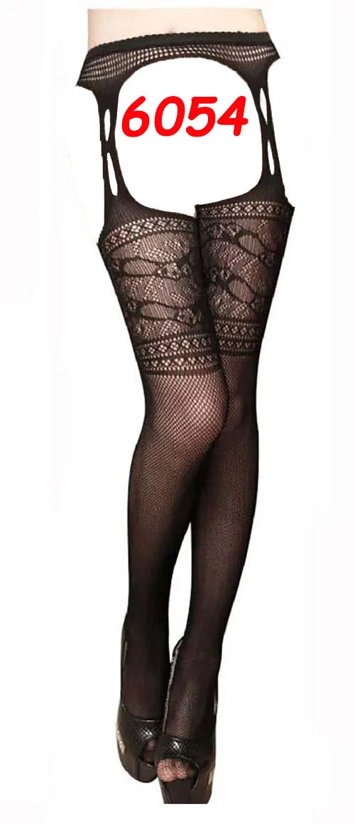 Elegant 19 Styles Lace Tights for Women - Sexy High Waist Fishnet ATHLEXES