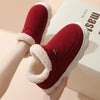 Kidmi Winter Women Shoes Casual House Shoes For Men 2024 Outdoor Warm Cotton Shoes For Women Indoor Plush Padded Slippers Female ATHLEXES