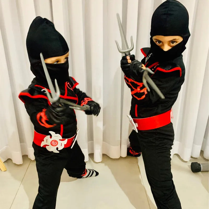 Ninja Warrior Deluxe Costume with Accessories for Kids ATHLEXES