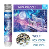 Wolf Art Test Tube Puzzle: 150PCS Decompression Game ATHLEXES