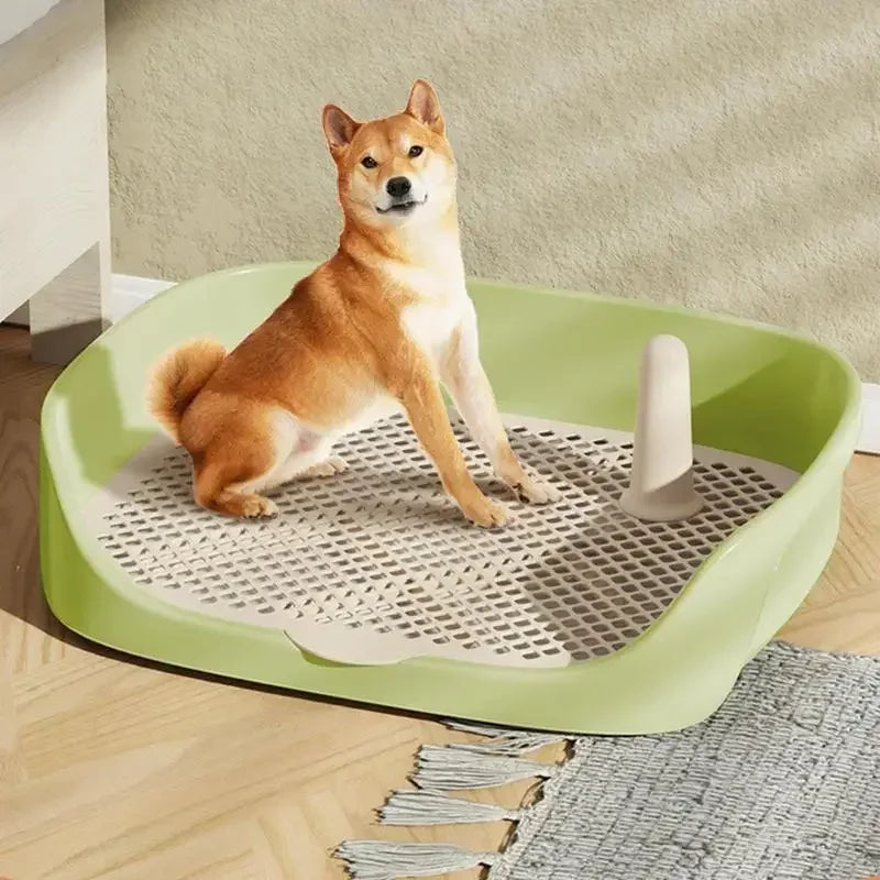 Training Toilet Pet Toilet for Small Dogs Cats Portable Dog Training Toilet Puppy Pad Holder Tray Pet Supplies Indoor Dog Potty ATHLEXES