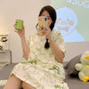 Comfortable Cartoon Maternity Nightwear Dress ATHLEXES