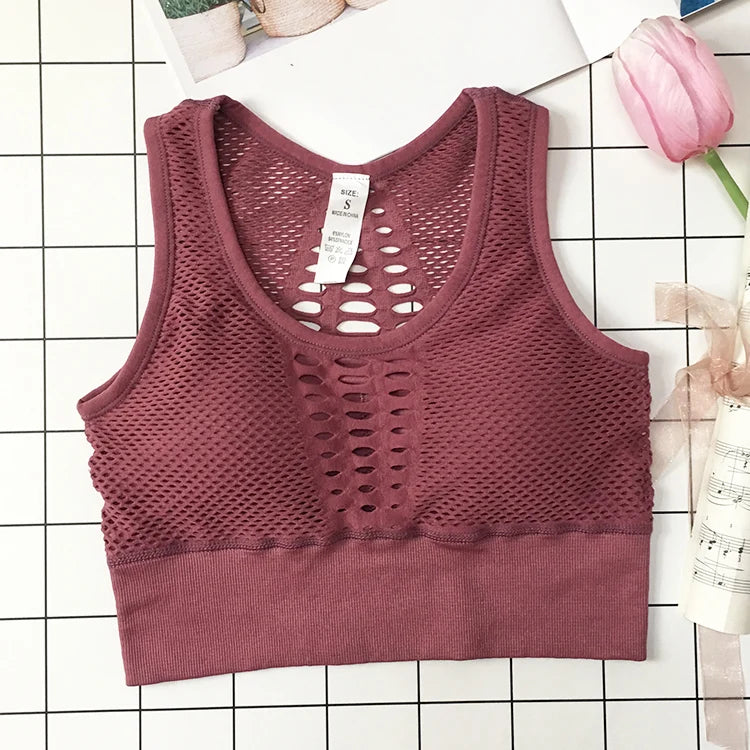 QuickDry Backless Yoga Sports Bra Tank Top ATHLEXES
