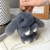 Chic 15cm Rabbit Fur Keychain for Bags & Gifts ATHLEXES