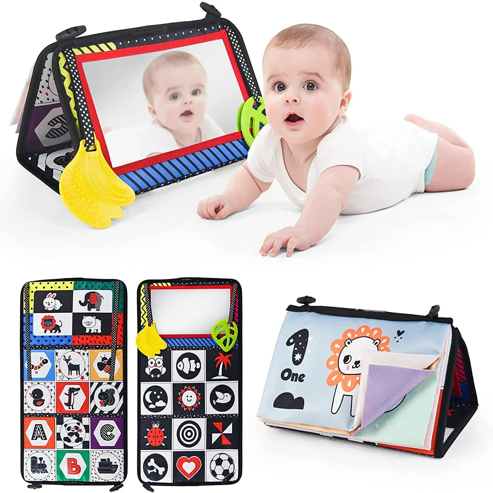 Interactive Baby Cloth Book with Mirror ATHLEXES
