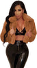 Velvet Luxe Faux Fur Cardigan Jacket ATHLEXES