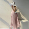 LuxeFlow Chiffon Maternity Dress ATHLEXES