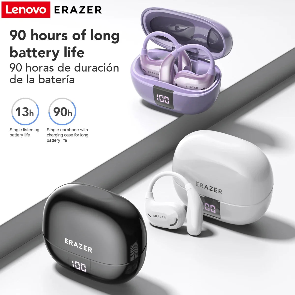 ERAZER XT66PRO Wireless ASMR Earbuds with AI Translator ATHLEXES