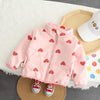 Cozy Chic Thickened Jacket for Girls' Winter Fun ATHLEXES