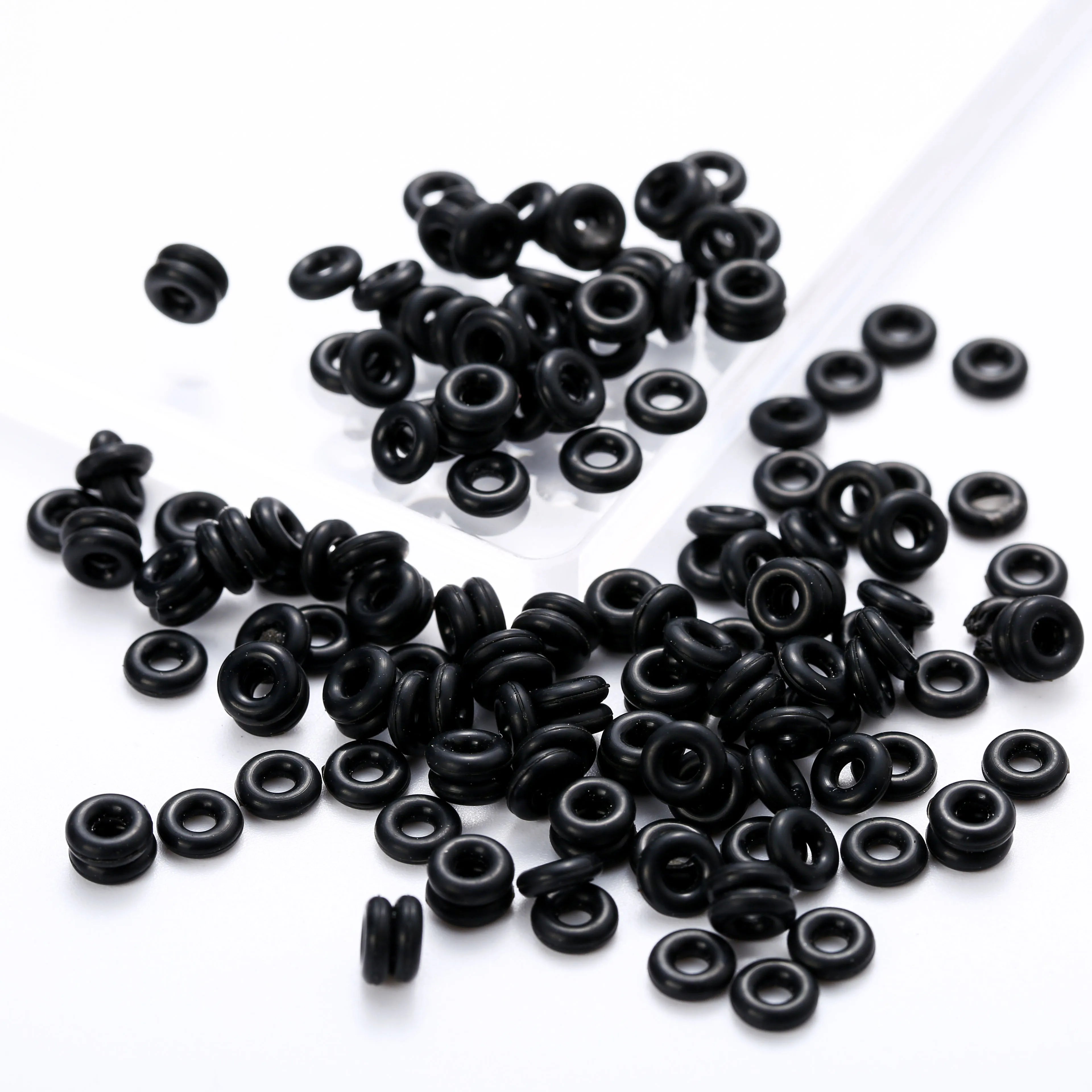 ColorSplash 6mm Rubber Clip Charms for Jewelry Crafting ATHLEXES