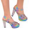 Italian Rhinestone Pointed High Heels for Summer Elegance ATHLEXES