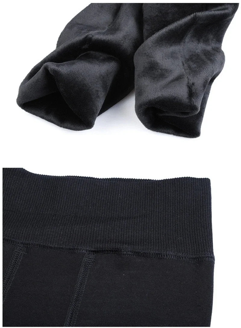 Velvet Luxe High Waist Winter Leggings for Women ATHLEXES