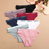 Cotton Comfort: 4PCS High Elastic Women's Briefs ATHLEXES