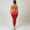 Sculpt & Dance Backless Bodycon Scrunch Jumpsuit for Women ATHLEXES