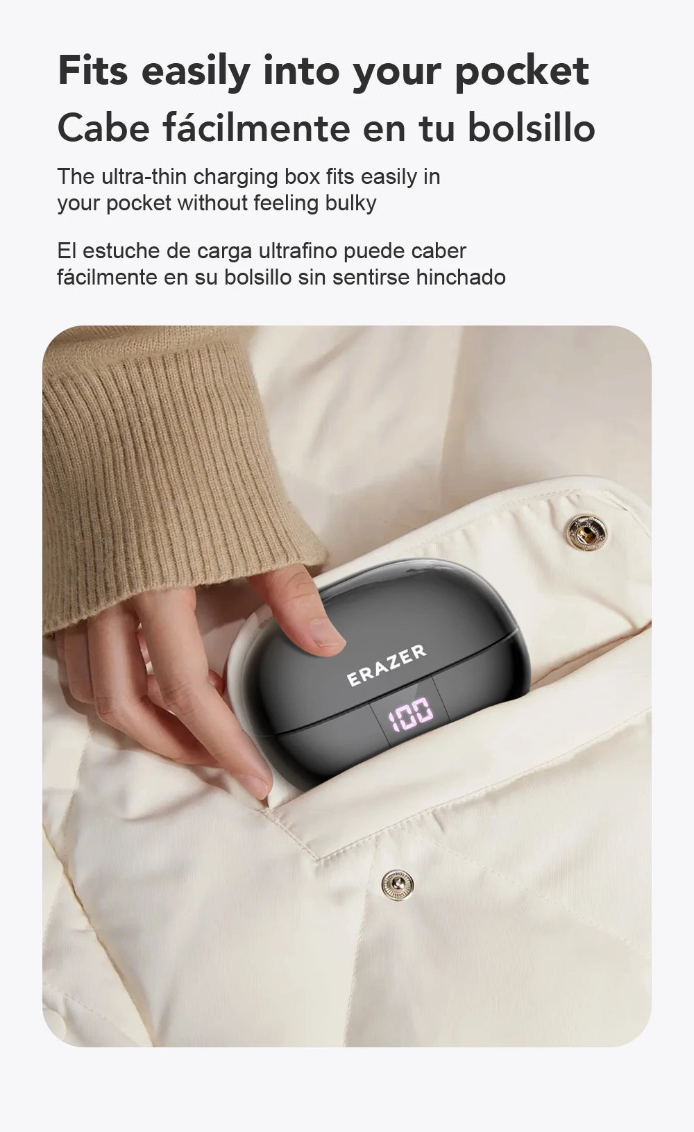 ERAZER XT66PRO Wireless ASMR Earbuds with AI Translator ATHLEXES