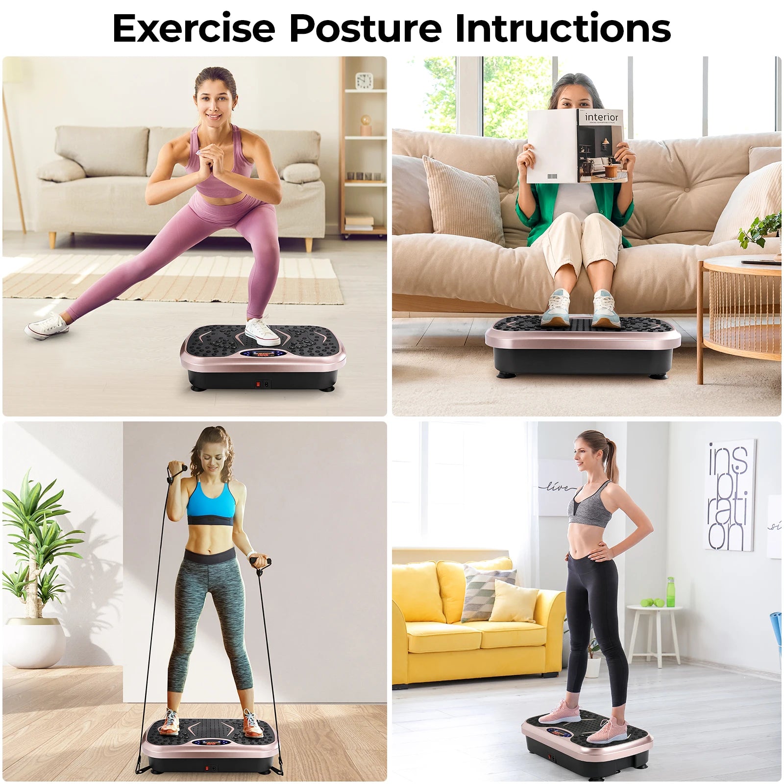 VibeFit Whole Body Vibration Plate Machine ATHLEXES