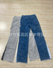European American Patchwork Flared Denim Pants S-XXL ATHLEXES