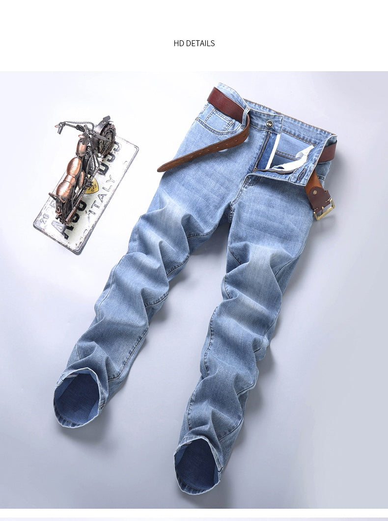 Luxury Classic Slim Fit Stretch Denim Jeans ATHLEXES