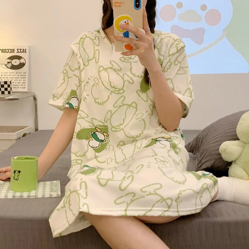 Chic Maternity Nightgown for Easy Breastfeeding ATHLEXES