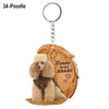 Heartfelt Dog Angel Pendant Keychain ATHLEXES