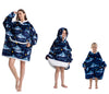 CozyNest Oversized Flannel Hoodie Blanket ATHLEXES