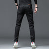 Classic Slim Stretch Black & Dark Gray Men's Jeans Trousers ATHLEXES