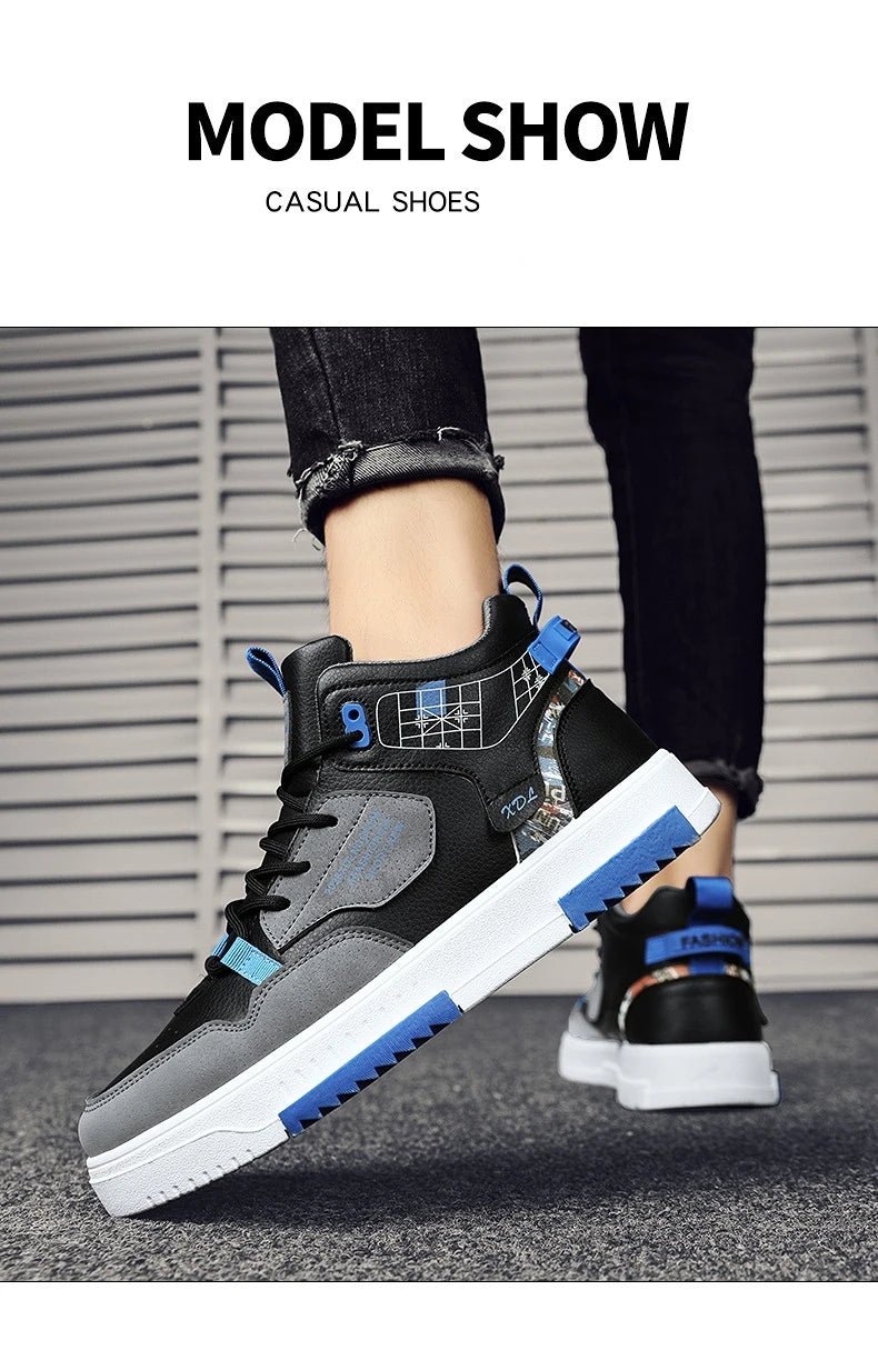 Men's High Top Shoes 2024 Summer Comfortable Breathable Designer Platform Shoes Men Fashion Casual Sneakers Outdoor Running Shoe ATHLEXES