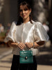 Elegant Puffy Sleeve Blouse for Women 2025 Summer Tops ATHLEXES