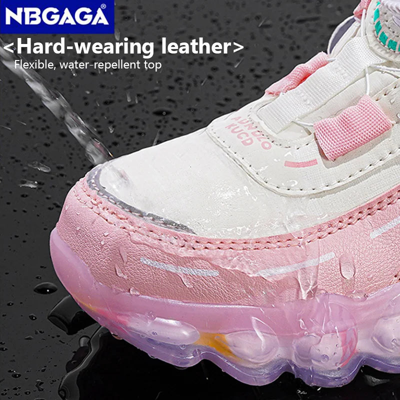 Anti-Skid Leather Kids Sneakers for Active Fun ATHLEXES