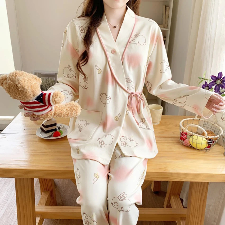 Elegant Maternity Nursing Pajama Set ATHLEXES