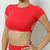 BreezeFit Backless Yoga Crop Top for Women ATHLEXES