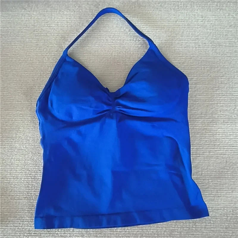 SleekFit V Neck Longline Gym Tank Top ATHLEXES