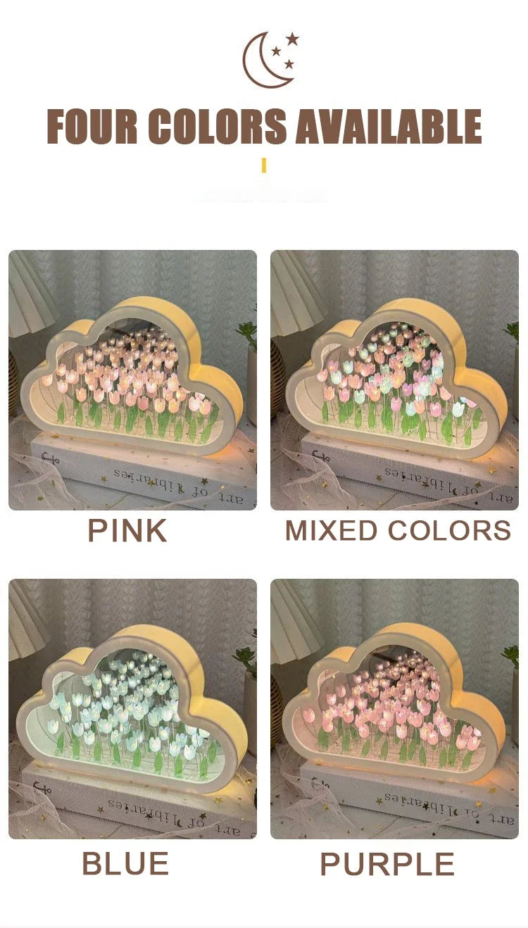 DIY Tulip Flower Night Lamp Kit ATHLEXES