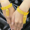 XUHUANG Dubai Gold Bangles with Tassel Pendant ATHLEXES