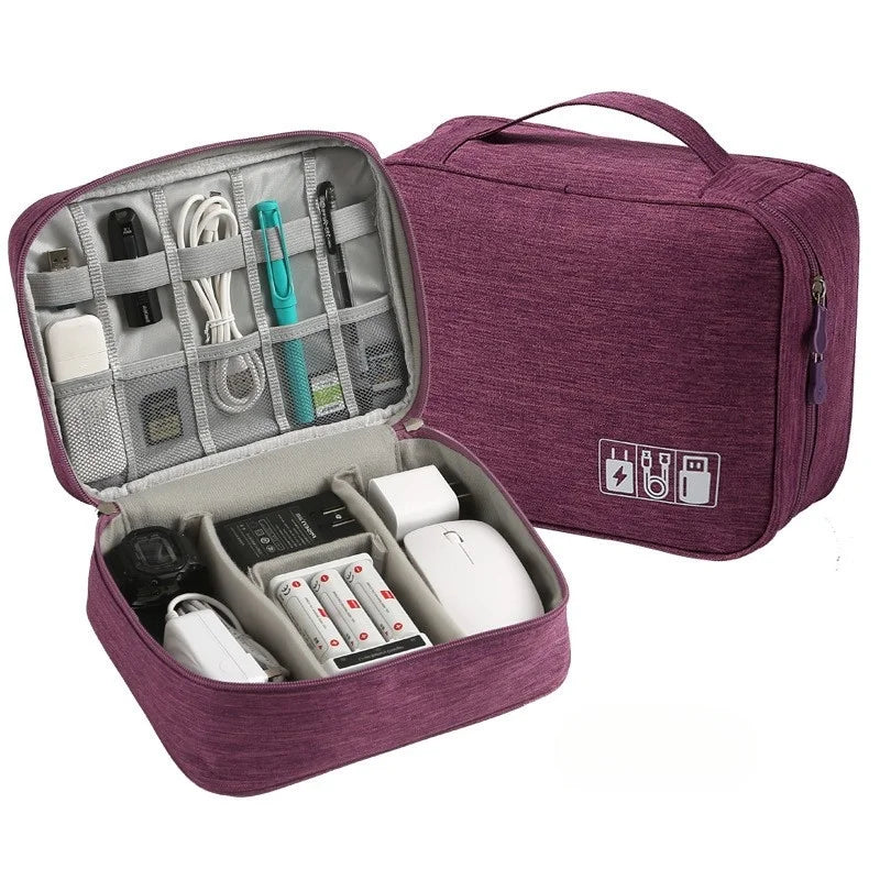JBAILI Leather Waterproof Cable Organizer ATHLEXES