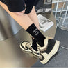 Japanese Style Embroidered Women Crew Socks ATHLEXES
