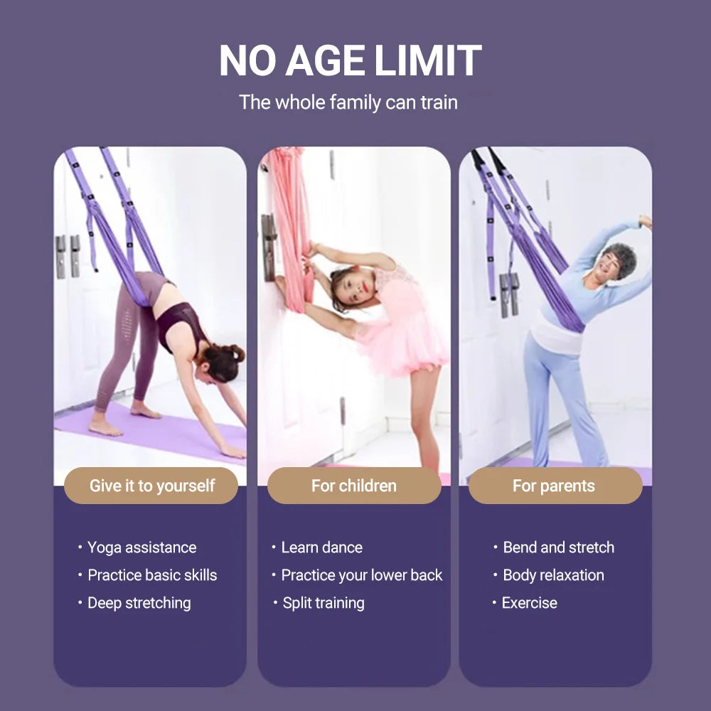 AirYoga Stretch Strap for Home Fitness & Flexibility ATHLEXES