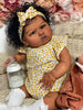 NPK 24inch Lifelike Dark Skin Reborn Baby Doll ATHLEXES
