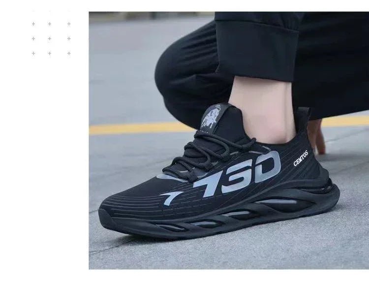 Men's casual light mesh sports shoes summer breathable cool running shoes fashion soft sole comfortable non slip male's sneakers ATHLEXES