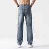 Retro Blue Wide Leg Denim Jeans for Men ATHLEXES