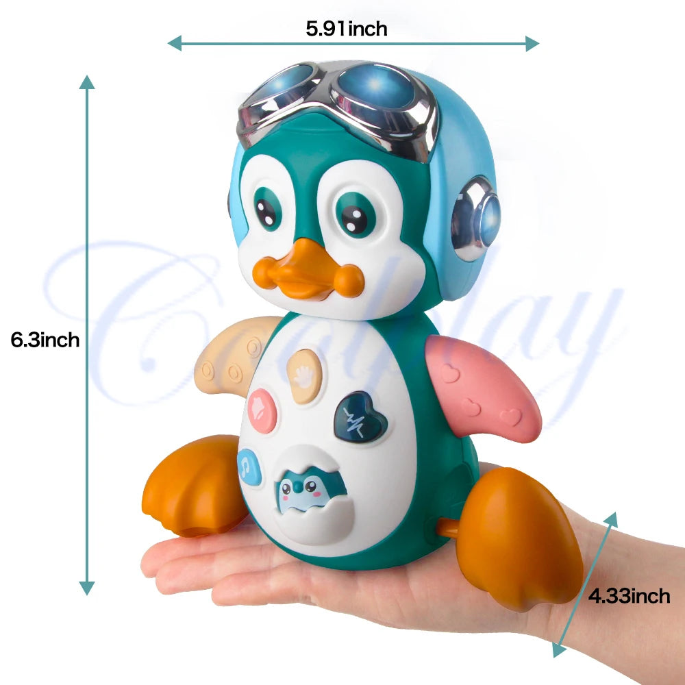 Musical Penguin Interactive Crawling Toy ATHLEXES