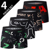 Comfort Fit Solid Color Boxer Trunks 4 Pack ATHLEXES