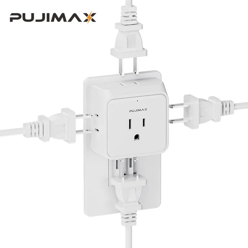 PUJIAMX Premium 5-Socket Surge Protector Strip ATHLEXES