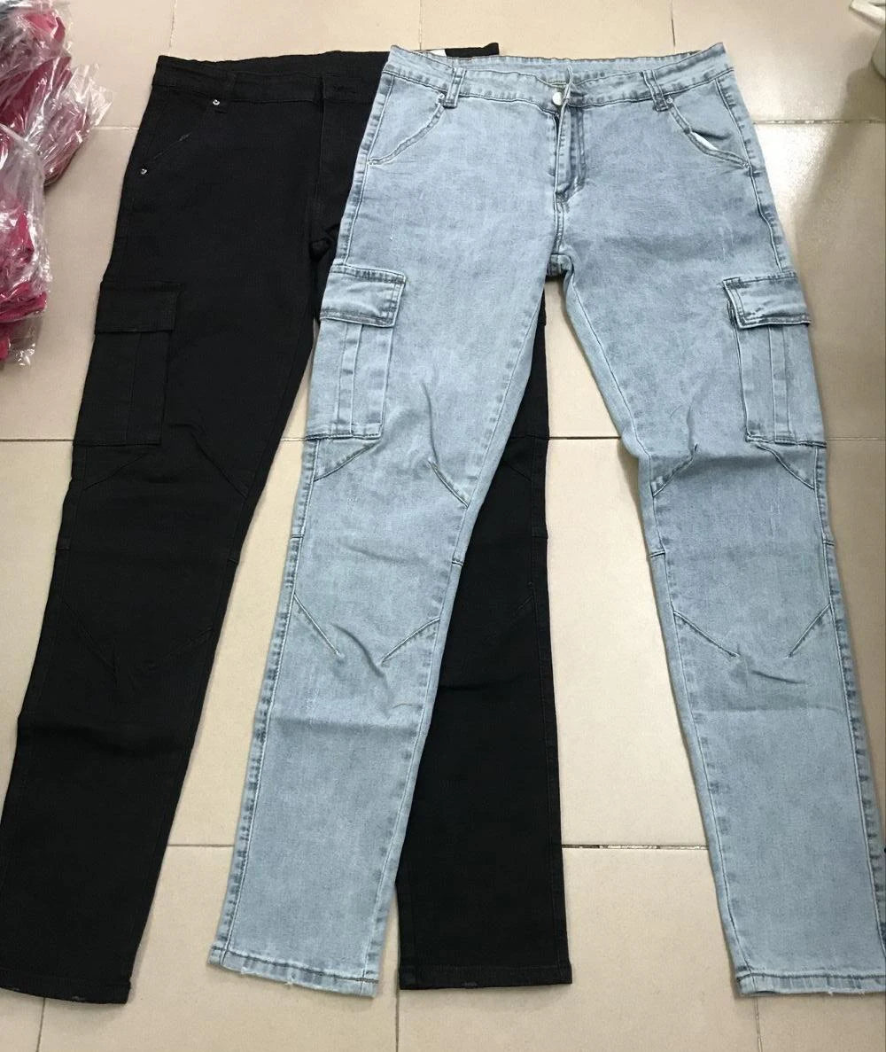 UrbanFlex Slim Fit Denim Cargo Pants ATHLEXES