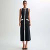 TARUXY Elegant High Waist Ribbed Knit Dress ATHLEXES